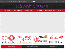 Tablet Screenshot of haanhshop.com